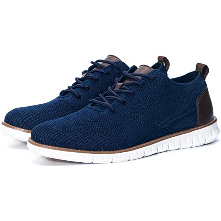China High Quality Lightweight Slip Resistant Running Knitting Casual Shoes Men Sneakers